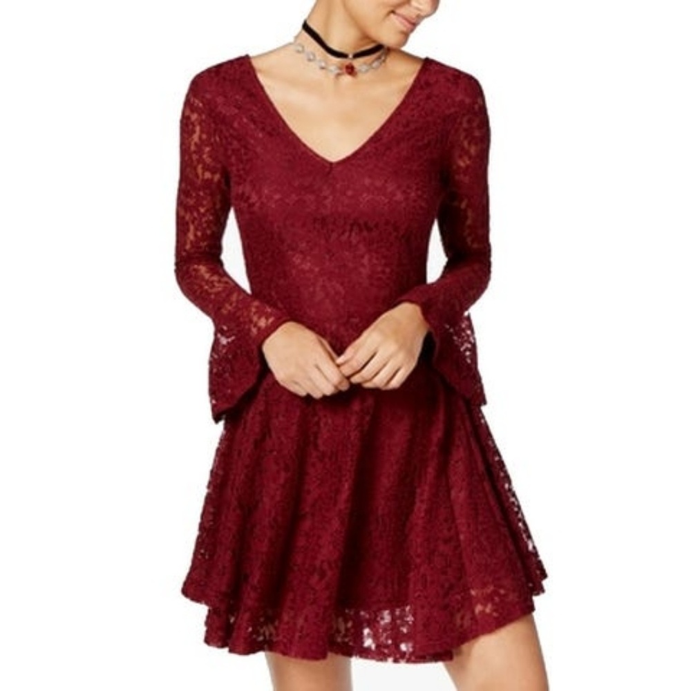American Rag Red Tile Dress